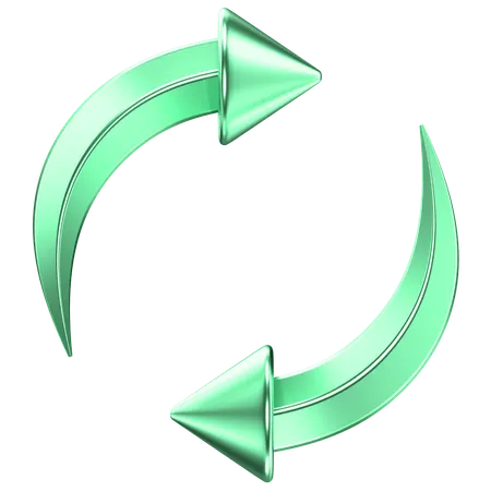 Exchange Arrow  3D Icon