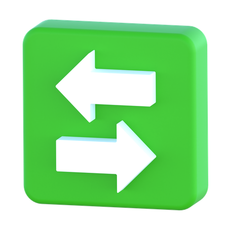 Exchange Arrow  3D Icon