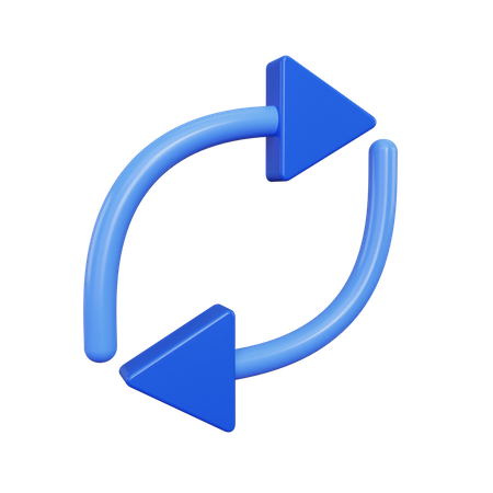 Exchange Arrow  3D Icon