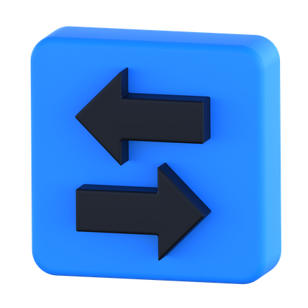 Exchange Arrows  3D Icon
