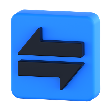 Exchange Arrows  3D Icon