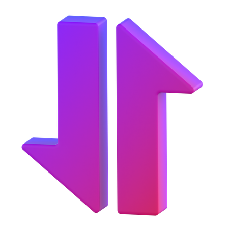 Exchange Arrows  3D Icon