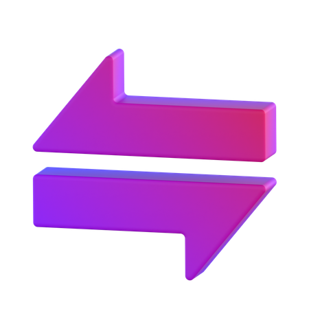 Exchange Arrows  3D Icon
