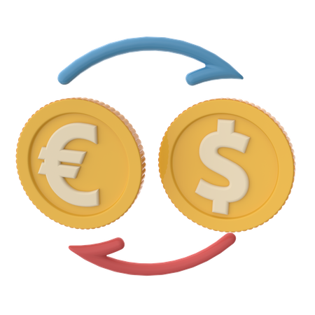Exchange currency  3D Icon
