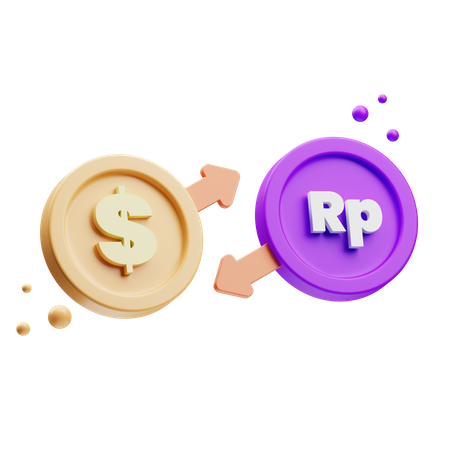Exchange currency  3D Icon