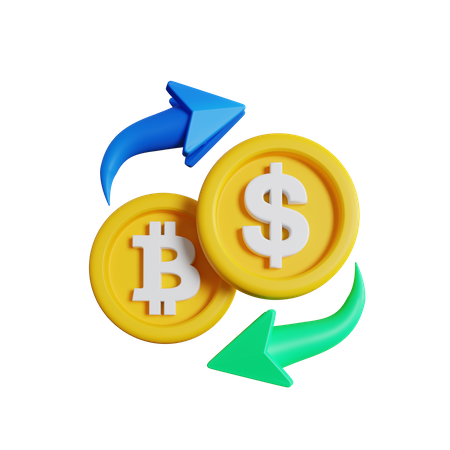 Exchange Currency  3D Icon