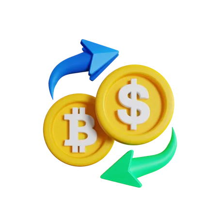 Exchange Currency  3D Icon