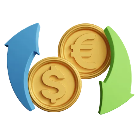 Exchange Money  3D Icon