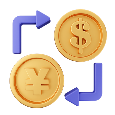 Exchange Payment  3D Icon