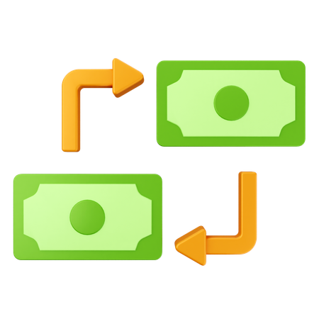 Exchange Payment  3D Icon