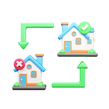 Exchange Property  3D Icon