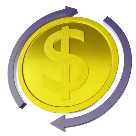 Exchange Rate  3D Icon