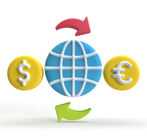 Exchange Rate  3D Icon