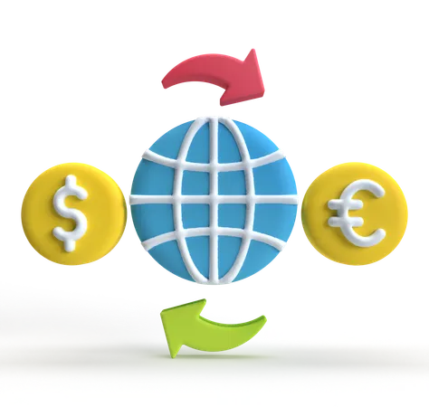 Exchange Rate  3D Icon