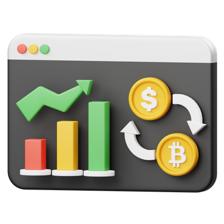 Exchange Rate  3D Illustration