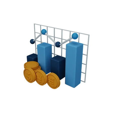 3 D Rendering Exchange Rate Isolated Useful For Business Currency Economy And Finance Design 3D Icon