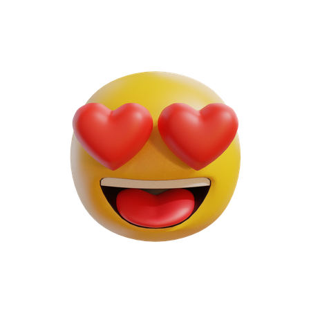 Excited Face  3D Icon