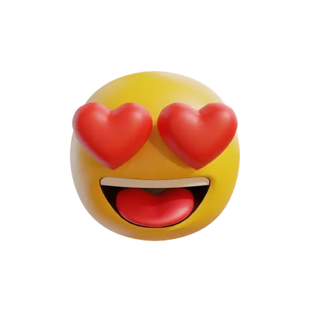 Excited Face  3D Icon