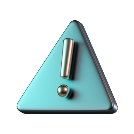 Exclamação  3D Icon