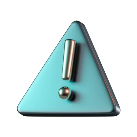 Exclamação  3D Icon