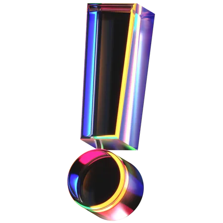 Exclamation  3D Icon