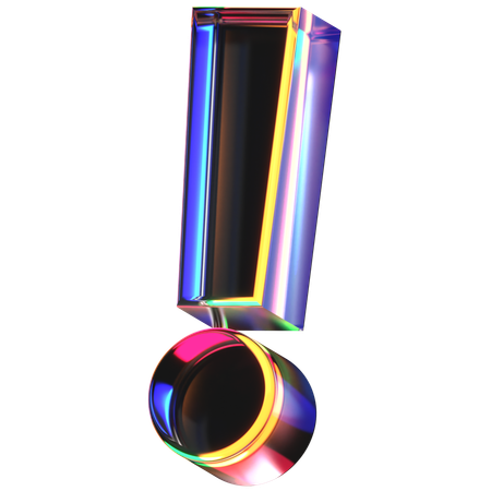 Exclamation  3D Icon