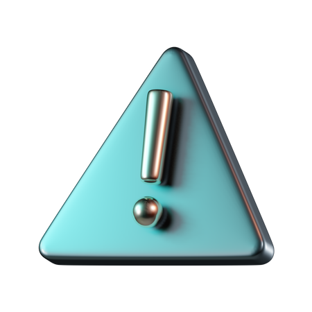 Exclamation  3D Icon
