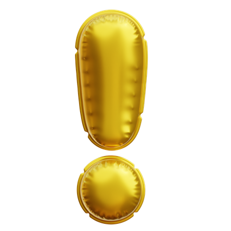 Exclamation Mark  3D Icon