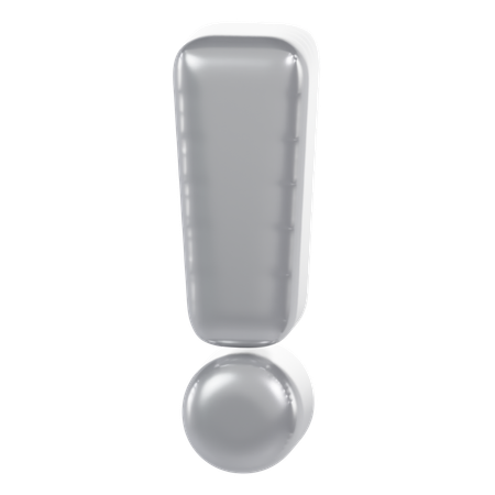 Exclamation Mark  3D Icon