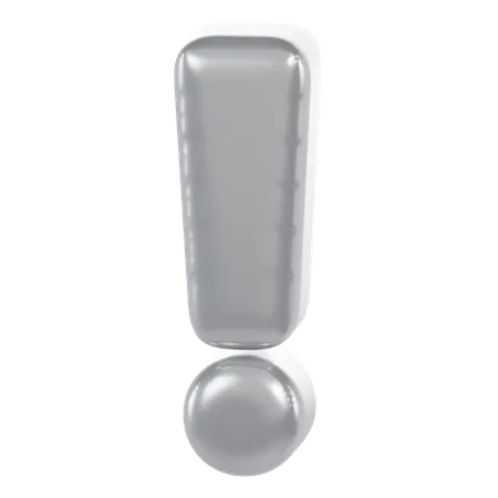 Exclamation Mark  3D Icon