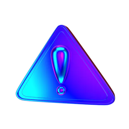 Exclamation Mark  3D Icon