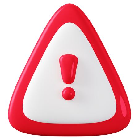 Exclamation Mark  3D Icon