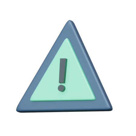 Exclamation Mark  3D Icon