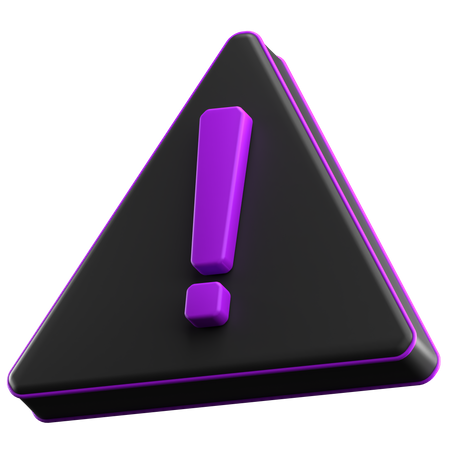 Exclamation Mark  3D Icon