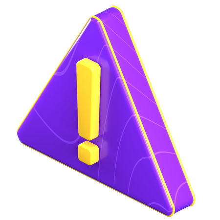 Exclamation Mark  3D Icon