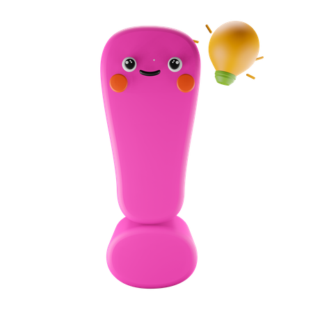Exclamation Mark  3D Icon