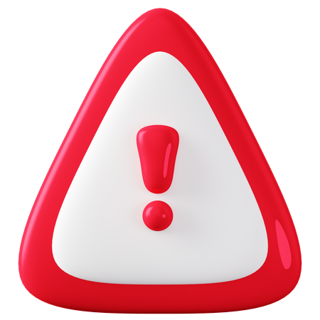 Exclamation Mark  3D Icon