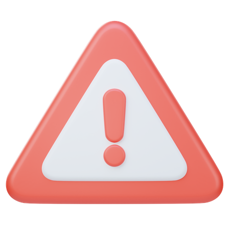 Exclamation Mark  3D Icon