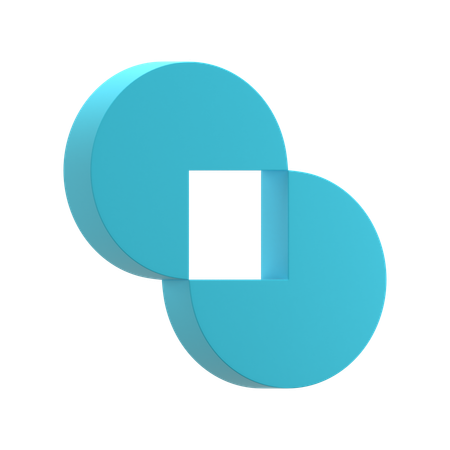 Exclude Circles  3D Icon