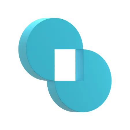 Exclude Circles  3D Icon