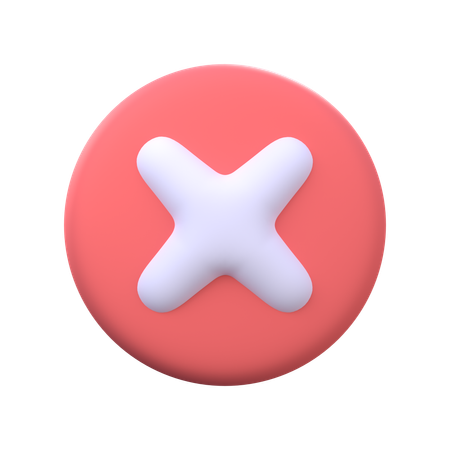 Excluir  3D Icon