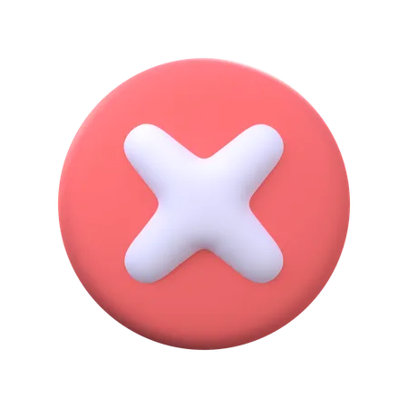 Excluir  3D Icon