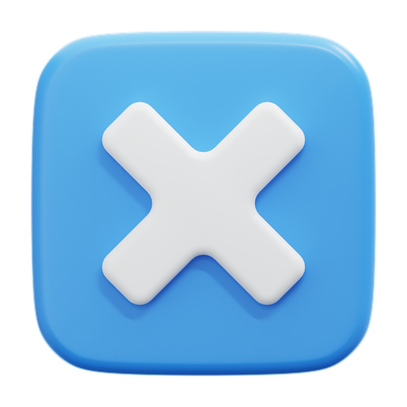 Excluir  3D Icon