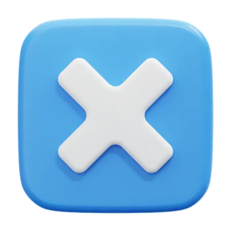 Excluir  3D Icon