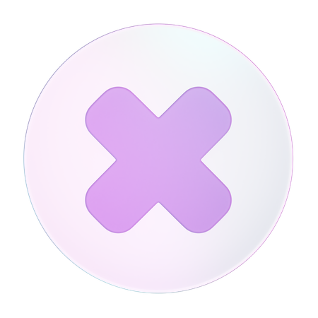 Excluir  3D Icon