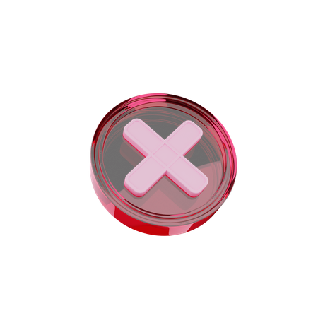 Excluir  3D Icon