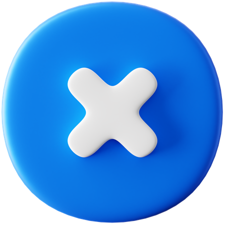 Excluir  3D Icon