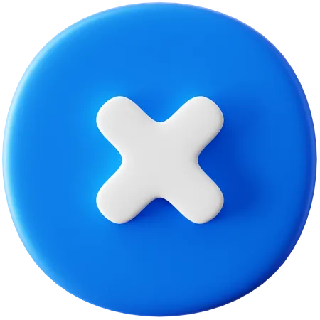 Excluir  3D Icon