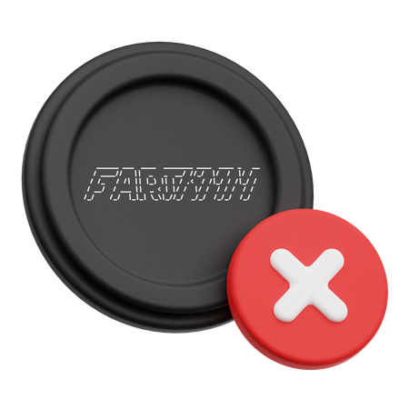 Excluir fartcoin  3D Icon