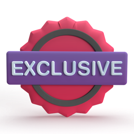 Exclusif  3D Icon